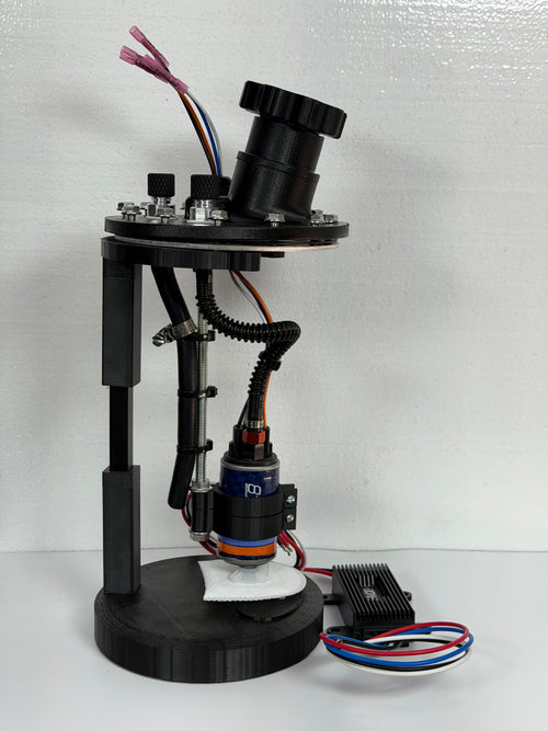 12 Bolt Universal Fuel Cell "Big Single" DW810 brushless Pump Fuel Hanger -Carbon Fiber 3D Printed